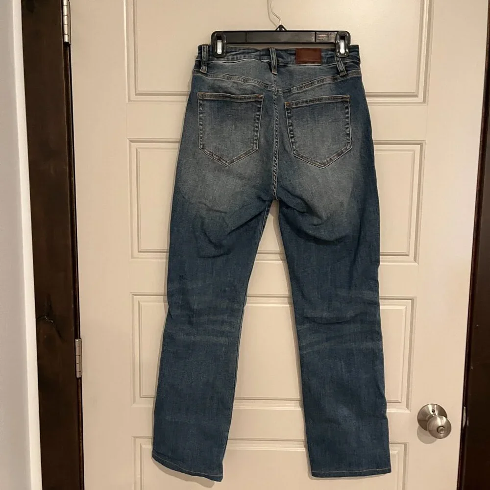 Lands End Womens Jeans Mid Rise Curvy Straight Leg Jean US 4 - Picture 2 of 7